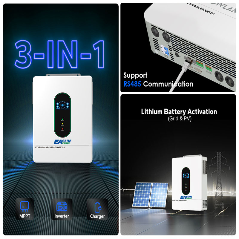 Гибридный солнечный инвертор E – обзор и цена Grid Tie Inverter Limiter 2000W