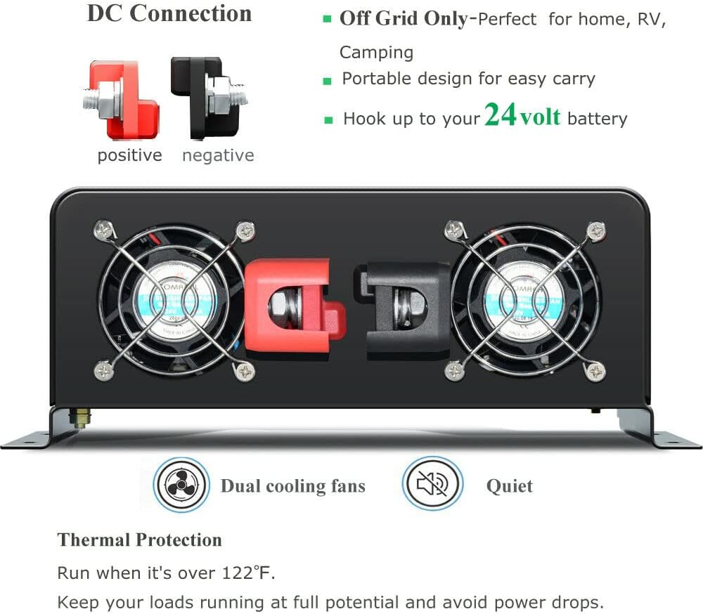 Инвертор солнечной энергии с ч – обзор и цена Inverter Pure Sine Wave 60Hz 120V 3000W